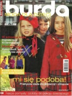 Burda moda dla dzieci 2/2004 szycie wykroje krawieckie dziecięce diy