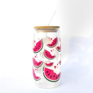 500 ml szklanka z pokrywką na prezent bubble tea matcha Arbuzowa lemoniada