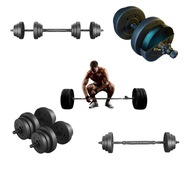 HANTLE REGULOWANE BITUMICZNE Z GRYFEM 20 KG ZESTAW HANTLI 2X10 KG SZTANGA