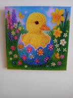 Wielkanocna kaczuszka - Haft Diamentowy