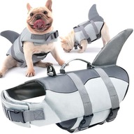 KAMIZELKA RATUNKOWA DLA PSA SZELKI DO WODY PŁYWANIA KAPOK REKIN SHARK XL