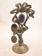 FIGURKI Z LUSTERKAMI 28 CM - METAL