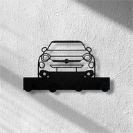 Wieszak na klucze Fiat 500x - ozdoba ścienna samochód prezent