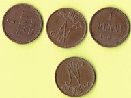 1 PENNI 1908 r. OKUPACJA FINLANDII