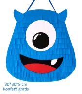 Piniata Baby Monster Sulley 30 cm x 30 cm. Konfetti gratis.