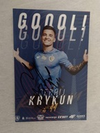 Zdjęcie 10x15 autograf Piast Gliwice Gol Krykun sezon 2023/24