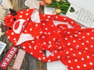 Kids - pluszowy szlafroczek renifer r 120