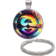 Brelok do kluczy/ka - Drzewo Życia - ozdobna zawieszka, plecak. portfel