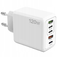SZYBKA ŁADOWARKA SIECIOWA USB USB-C USB-A 120W QC3.0 5-PORTÓW