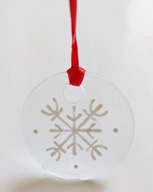 Ozdoba na choinkę śnieżynka