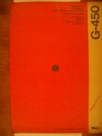 G-450 Gramofon Instrukcja Serwisowa Fonica