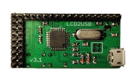 LCD2USB sterownik driver USB