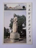 SKWIERZYNA - Rynek i pomnik Jagiełły