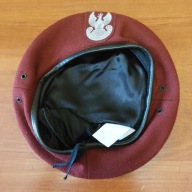Beret wojskowy bordowy r 55 nowy