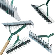 AERATOR WERTYKULATOR RĘCZNY BEGRIS 36 CM WAHADŁOWY DO TRAWNIKA KOLCE