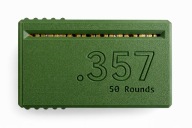 Box Pudełko PREMIUM na amunicję .357 .38 – 50 szt System klik co 5