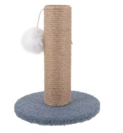 DRAPAK DLA KOTA MINI SŁUPEK DLA KOCIĄT Z WISZĄCĄ ZABAWKĄ KŁĘBKIEM DLA KOTÓW