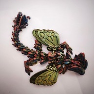 Smok Przegubowy MOTYL Baby Ruchomy Fantasy 3D Flexi Dragon Sunset Horizon