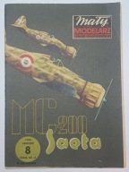 Włoski samolot myśliwski Macchi C.200 "SAETA" 1:33; Mały Modelarz nr 8/1985