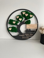 Drzewo z chrobotkiem, prezent na rocznicę śłubu