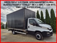 Iveco 70C17 3.0 170KM Skrzyniowy Burto-Firanka, Dmc 3.5t, Skrzynia 12 pale