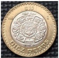 *MEKSYK [6000]*10 Peso 2006r. Meksykańskie Stany Zjednoczone Ptak Orzeł