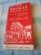 Brescia stary duży plan miasta