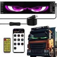 Inteligentna kolorowa lampa LED do samochodów z ekranem 34.8 x 10.8cm OCZY