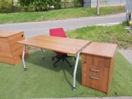 Biurko prostokątne 180 x 80 x 73 cm orzech