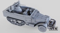 M17 Quad HMG Halftrack | Bolt Action | Druk 3D | 1/56