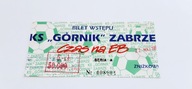 stary bilet GÓRNIK Zabrze - RAKÓW Częstochowa 22.05.1996