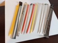 SPIONKI DO DZIANIA - DRUTY 12 KOMPLETÓW.