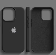 Etui do Apple iPhone 15 Pro Max Silicone czarny Z LOGO