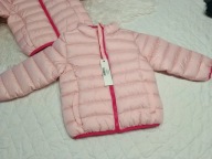 Nowa Kurtka Dziewczęca MINOTI 98-104 Różowa Księżniczka Premium