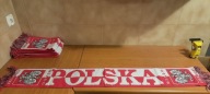 Szal szalik Polska Polski kocyk nowy