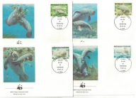 7-FDC70- Rep.Togo, WWF,Oceaniczna fauna ,1984r