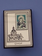 Mały obrazek Matki Boskiej Świętogórskiej - Gostyń -metal drewno 5,3 x 4 cm