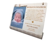 Dzień Babci Dziadka Dziadków Ramka zdjęcie Gięta Prezent Personalizacja