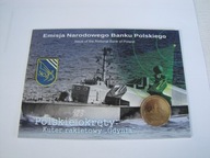2 zł. polskie okręty kuter rakietowy Gdynia blister