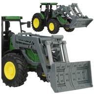 Traktor rolniczy zabawka z ruchomym spychaczem 25 cm