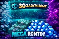 KONTO BRAWL STARS 30 ZADYMIARZY!