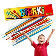 BIERKI W PUDEŁKU GRA ZRĘCZNOŚCIOWA 35 ELEMENTÓW RÓŻNY KSZTAŁT