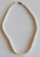 Vintage*krótki, męski naszyjnik z kości 37cm