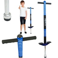 SKOCZEK POGO DLA DZIECI DO SKAKANIA DRĄŻEK JUMP STICK DO 70 KG NIEBIESKI