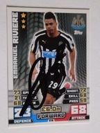 Karta topps autograf Newcastle United Riviere Premier League