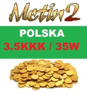 METIN2 POLSKA 3.5KKK YANG 35 WON 35W WONY MT2 YANGI PL