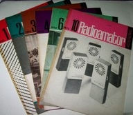 RADIOAMATOR I KRÓTKOFALOWIEC 6 NUMERÓW 1972 ROK