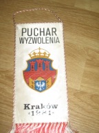 Puchar WYZWOLENIA KRAKOWA 1981 PLZS SIATKÓWKA Proporczyk z PRL