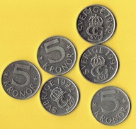 Szwecja 5 KORON 1992 r.