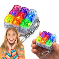 FIDGET CLICKER KLAWIATURA LED BRELOCZEK 9 PÓL ANTYSTRESOWY DLA DZIECI